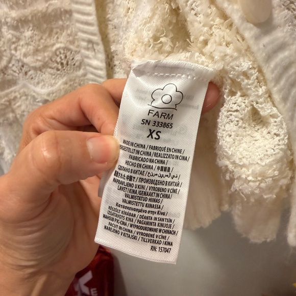 FARM Rio Cream Textured Women's Jacket - Picture 9 of 13